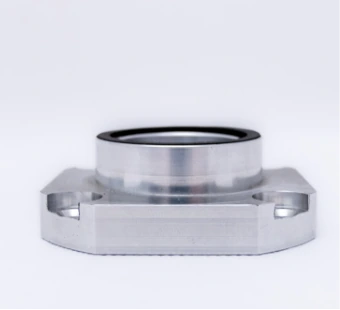 Milled aluminium body with a seal and mounting holes